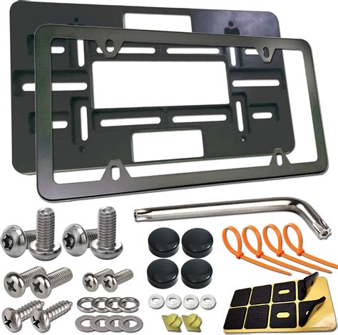 metal plate mounting bracket|universal license plate bracket.